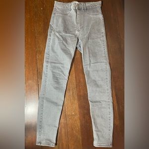 Zara grey sculpt skinny jeans, Europe size 38, US size 08